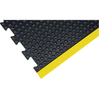 Tapis antifatigue en d&ocirc;me, &agrave; bulles, 3' x 4' x 1/2", Noir, Caoutchouc Waymarc Industries Inc