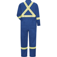 Flame-Resistant CoolTouch&reg;2 Premium Coveralls, Size 38, Royal Blue, 9 cal/cm² Waymarc Industries Inc