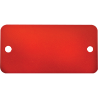 &eacute;tiquettes vierges, Aluminium, 3" la x 1" h Waymarc Industries Inc