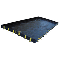 Bermes Rigid-Lock QuickBerm, Capacit&eacute; 1795 gal., 12' la x 20' lo x 12" h, Paroi &agrave; piquets Waymarc Industries Inc
