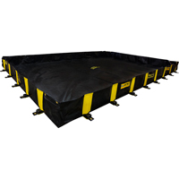 Bermes Rigid-Lock QuickBerm, Capacit&eacute; 1910 gal. US, 16' la x 16' lo x 12" h, Paroi &agrave; piquets Waymarc Industries Inc
