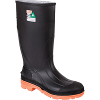 PRM Workboots, PVC, Steel Toe, Size 7, Puncture Resistant Sole Waymarc Industries Inc