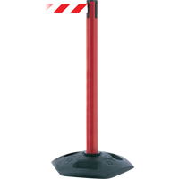 Single Line Heavy Duty Receiver Post, 38" High, Black Waymarc Industries Inc