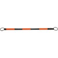 Barre pour cône de circulation rétractable, Longueur déployée de 7' 5'', Noir/Orange SDP614 | Waymarc Industries Inc