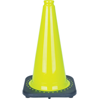 Premium Traffic Cone, 18", Lime Green SDS932 | Waymarc Industries Inc