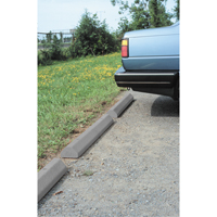 Car Stops, Plastic, 6' L, Grey Waymarc Industries Inc