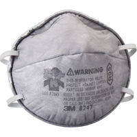 Respirateurs contre les particules 8247, R95, Certifi&eacute; NIOSH Waymarc Industries Inc