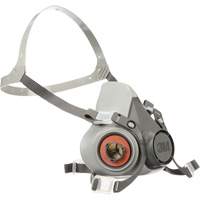 6000 Series Half Facepiece Reusable Respirator, Thermoplastic, Medium Waymarc Industries Inc