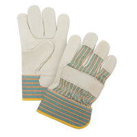 Gants pour ajusteur r&eacute;sistant &agrave; l'abrasion, Moyen, Paume en Cuir fleur de vache Waymarc Industries Inc