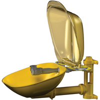 Halo Eyewash Stations, Wall-Mount Installation, Plastic Bowl Waymarc Industries Inc