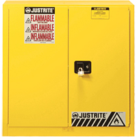 Sure-Grip<sup>®</sup> EX Flammable Safety Cabinet, 30 gal., 2 Door, 36" W x 35" H x 24" D SEC010 | Waymarc Industries Inc