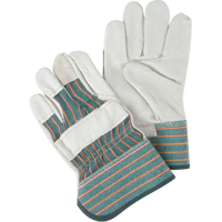 Abrasion-Resistant Fitter's Gloves, Ladies, Grain Cowhide Palm Waymarc Industries Inc