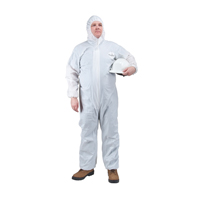 Combinaison protectrice, Moyen, Blanc, Microporeux/Polypropyl&egrave;ne Waymarc Industries Inc