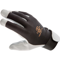 Gants antivibrations Air Glove, Taille Moyen, Paume Cuir perl&eacute; Waymarc Industries Inc