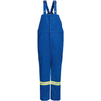 Deluxe Flame-Resistant Insulated Bib Overalls with Reflective Trim, Men's, 3X-Large, Navy Blue SED229 | Waymarc Industries Inc