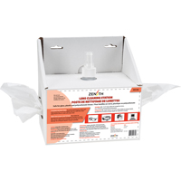 Disposable Lens Cleaning Station, Cardboard, 8" L x 4" D x 8" H SEE380 | Waymarc Industries Inc