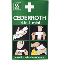 Cederroth 4-in-1 Bloodstopper, 5" L x 3" W Waymarc Industries Inc