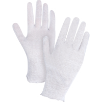 Lightweight Inspection Gloves, Poly/Cotton, Unhemmed Cuff, Men's SEE784 | Waymarc Industries Inc