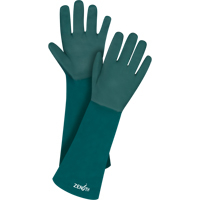 Gants verts &agrave; double enduit, 18" lo, PVC, Doublure en Jersey de coton, 70 mils Waymarc Industries Inc