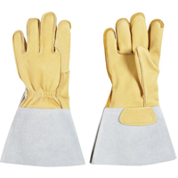 Welding Gloves, Grain Cowhide, Size Small Waymarc Industries Inc