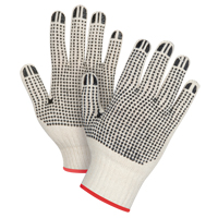 Gants tricot&eacute;s de poids lourd &agrave; deux c&ocirc;t&eacute;s avec pois, Poly/coton, Deux c&ocirc;t&eacute;s, Calibre 7, Petit Waymarc Industries Inc