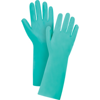 Premium Diamond-Grip Chemical-Resistant Gloves, Size Large/9, 15" L, Nitrile, 22-mil Waymarc Industries Inc
