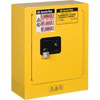 Sure-Grip<sup>®</sup> EX Mini Flammable Safety Cabinet, 2 Gal., 1 Door, 17" W x 22" H x 8" D SEG862 | Waymarc Industries Inc