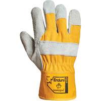 Endura&reg; Fitter Gloves, Large, Split Leather Palm, Cotton Inner Lining Waymarc Industries Inc