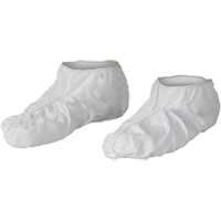 KleenGuard A40 Shoe Covers, Medium, Vinyl, White Waymarc Industries Inc