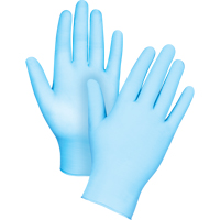 Tactile Medical-Grade Disposable Gloves, Large, Nitrile/Vinyl, 4.5-mil, Powder-Free, Blue, Class 2 SGX021 | Waymarc Industries Inc