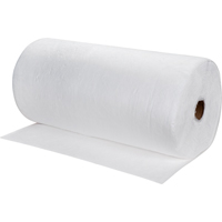 Premium Meltblown Sorbent Rolls, Mediumweight, 150' L x 30" W, 40 gal. Absorbancy Waymarc Industries Inc