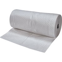 Premium Fine Fiber Sorbent Rolls, Mediumweight, 150' L x 30" W, 40 gal. Absorbancy Waymarc Industries Inc