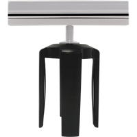 Tensabarrier&reg; Sign Bracket with Adapter, Black Waymarc Industries Inc