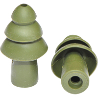 BattlePlugs&reg; Earplugs Replacement Tip, Uncorded, Bulk - Polybag, 24 dB NRR, Medium Waymarc Industries Inc