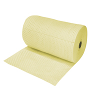 Industrial-Grade Fine Fibre Sorbent Rolls, Heavyweight, 150' L x 30" W, 70 gal. Absorbancy Waymarc Industries Inc