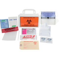 Deluxe Clean-Up Spill Kit, Biohazard, Case SEJ383 | Waymarc Industries Inc