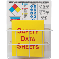 Haz-Mat Basket Style Centre Boards, English, Binders Included Waymarc Industries Inc