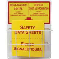 Basket Style Centre Boards, English & French, Binders Included Waymarc Industries Inc