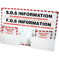 Safety Data Sheet Information Stations, English & French, Binders Included Waymarc Industries Inc