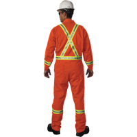 Westex UltraSoft&reg; Unlined Coveralls, Large, Orange Waymarc Industries Inc