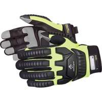 Clutch Gear&reg; Impact-Resistant Mechanic's Gloves, PVC Palm, Size Small Waymarc Industries Inc
