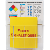 Haz-Mat Basket Style Centre Boards, French, Binders Included Waymarc Industries Inc