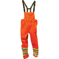 Safety Rainwear, Small, Polyester/PVC, Orange SEL196 | Waymarc Industries Inc