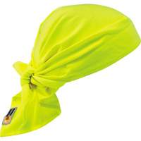 Chill-Its&reg; 6710FR FR Cooling Triangle Hat, High Visibility Lime-Yellow Waymarc Industries Inc