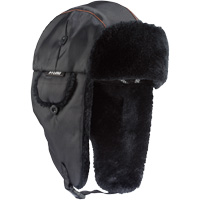 N-Ferno&reg; 6802 Classic Trapper Hat, Synthetic Fur Lining, Medium/Small, Black Waymarc Industries Inc
