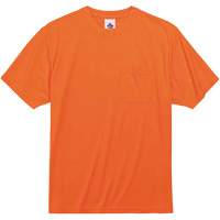 GloWear 8089 Non-Certified T-Shirt, Polyester, Small, High Visibility Orange Waymarc Industries Inc