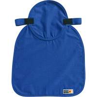 Tampon et voile pour le cou refroidissants et ignifug&eacute;s pour casque de s&eacute;curit&eacute; Chill-Its 6717FR, Bleu Waymarc Industries Inc