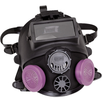 7600 Series Full Face Respirator with Welding Attachment, Silicone, Small Waymarc Industries Inc