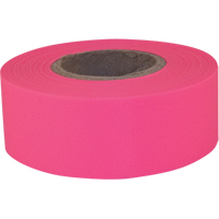 Sub-Zero Flagging Tape, 1.2" W x 150' L, Fluorescent Pink Waymarc Industries Inc