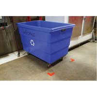 Floor Corner Marks, L, 5" L x 2" W, Red, Polyester Waymarc Industries Inc
